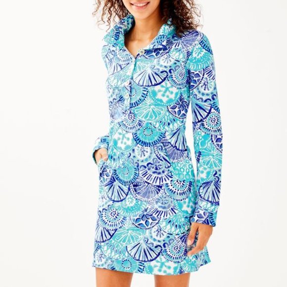 Lilly Pulitzer Dresses & Skirts - Lilly Pulitzer Captain Dress UPF 50+ in Half Shells, Size XS